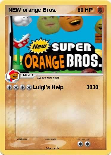 Pokemon NEW orange Bros.