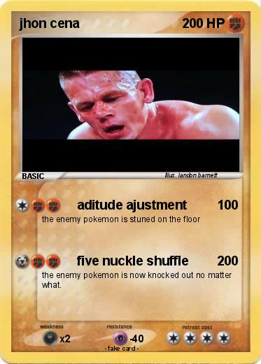 Pokemon jhon cena