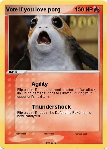 Pokemon Vote if you love porg