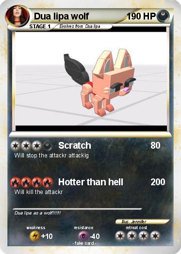 Pokemon Dua lipa wolf