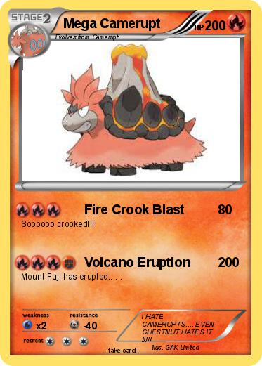 Pokemon Mega Camerupt