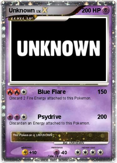 Pokemon Unknown