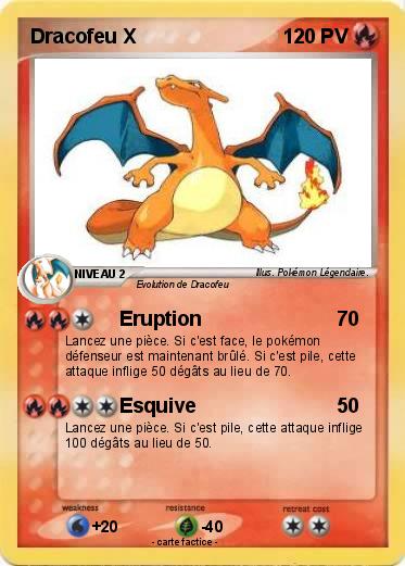 Pokemon Dracofeu X