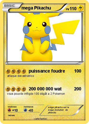 Pokemon mega Pikachu