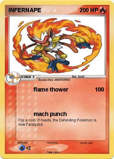 Pokemon INFERNAPE