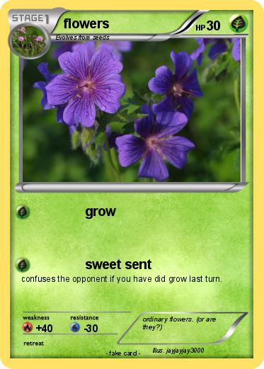 Pokemon flowers