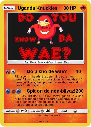 Pokemon Uganda Knuckles