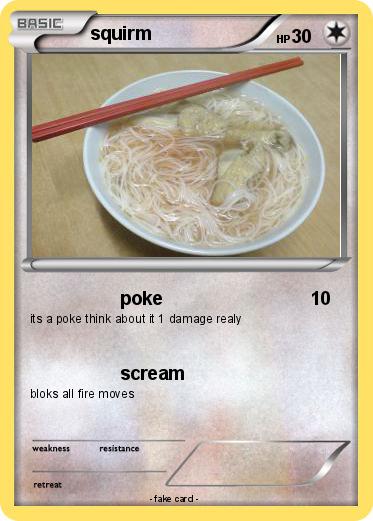 Pokemon squirm