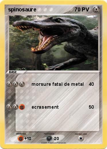 Pokemon spinosaure