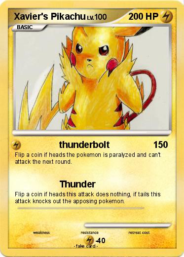 Pokemon Xavier's Pikachu