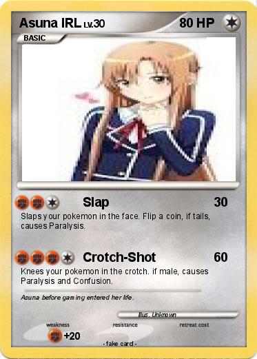 Pokemon Asuna IRL