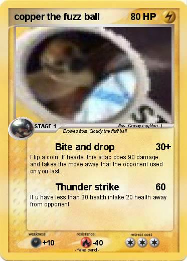 Pokemon copper the fuzz ball
