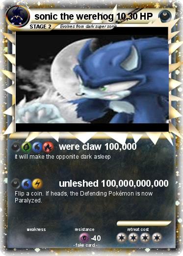 Pokemon sonic the werehog 10,
