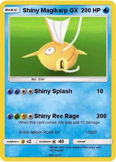 Pokemon Shiny Magikarp GX