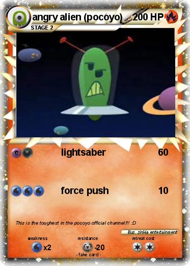 Pokemon angry alien (pocoyo)
