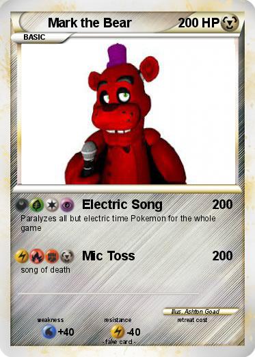 Pokemon Mark the Bear