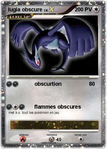 Pokemon lugia obscure