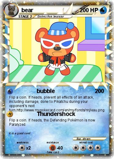 Pokemon bear