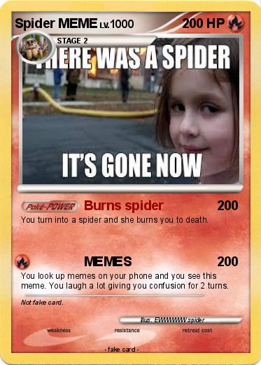 Pokemon Spider MEME
