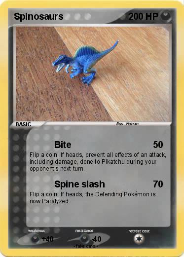 Pokemon Spinosaurs