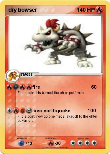 Pokemon dry bowser