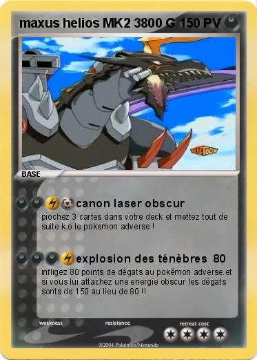 Pokemon maxus helios MK2 3800 G