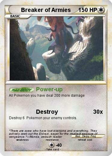 Pokemon Breaker of Armies