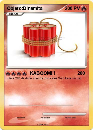 Pokemon Objeto:Dinamita