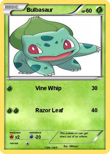Pokemon Bulbasaur