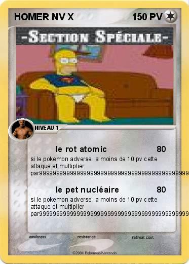 Pokemon HOMER NV X  