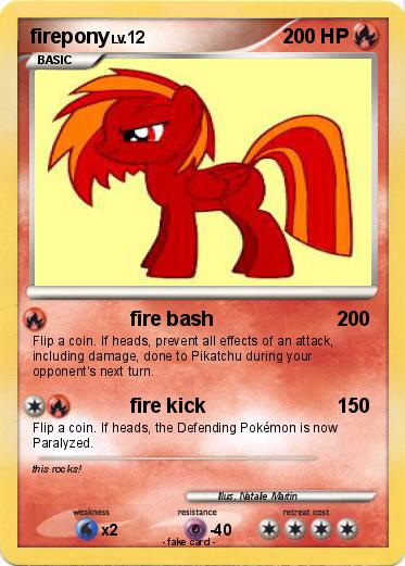 Pokemon firepony