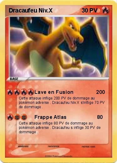 Pokemon Dracaufeu Niv.X                     