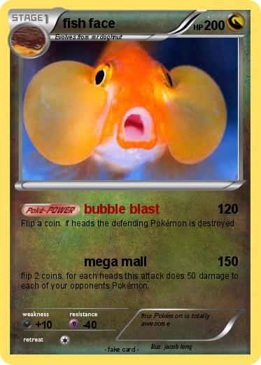 Pokemon fish face