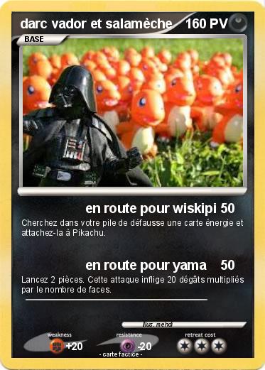 Pokemon darc vador et salamèche