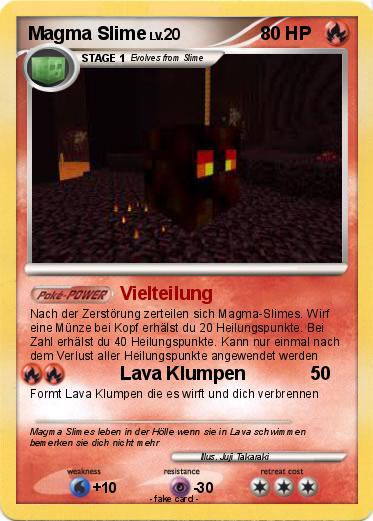Pokemon Magma Slime