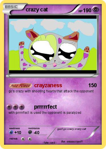 Pokemon crazy cat