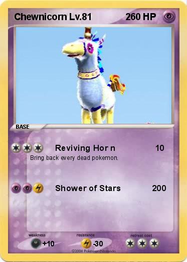Pokemon Chewnicorn Lv.81             2