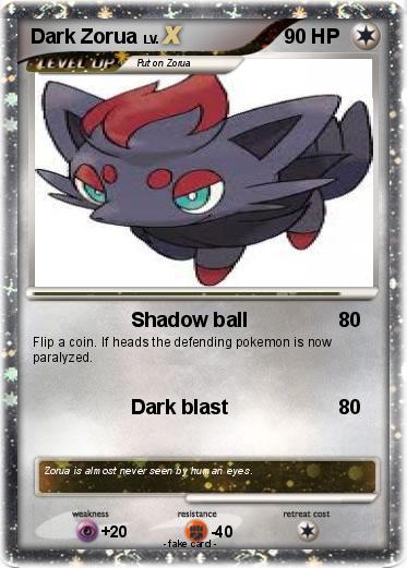 Pokemon Dark Zorua