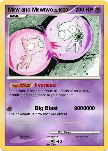 Pokemon Mew and Mewtwo