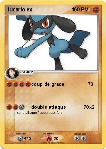 Pokemon lucario ex                           1