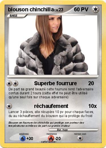 Pokemon blouson chinchilla