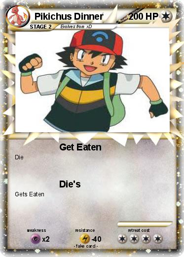 Pokemon Pikichus Dinner