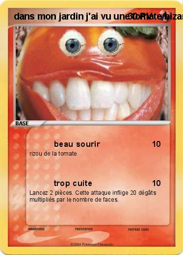 Pokemon dans mon jardin j'ai vu une tomate bizare donnez votre avis