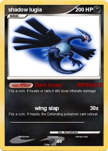 Pokemon shadow lugia