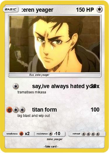 Pokemon :eren yeager