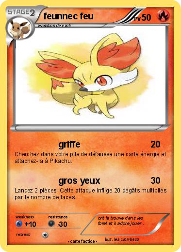 Pokemon feunnec feu