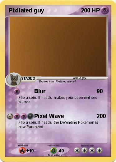 Pokemon Pixilated guy