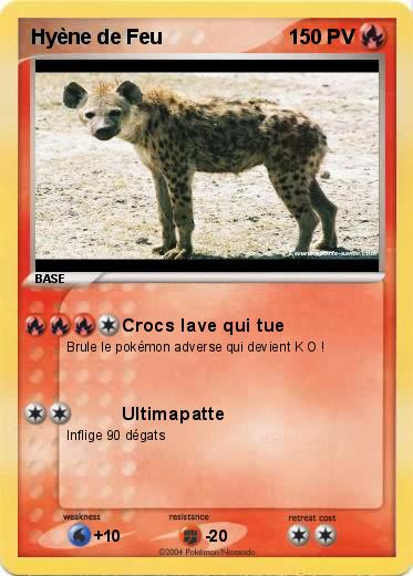 Pokemon Hyène de Feu 