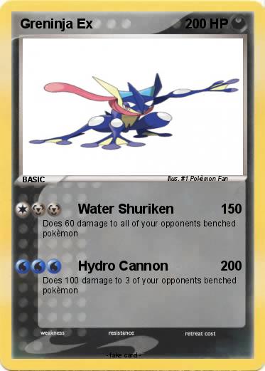 Pokemon Greninja Ex