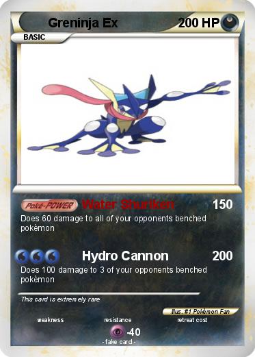 Pokemon Greninja Ex